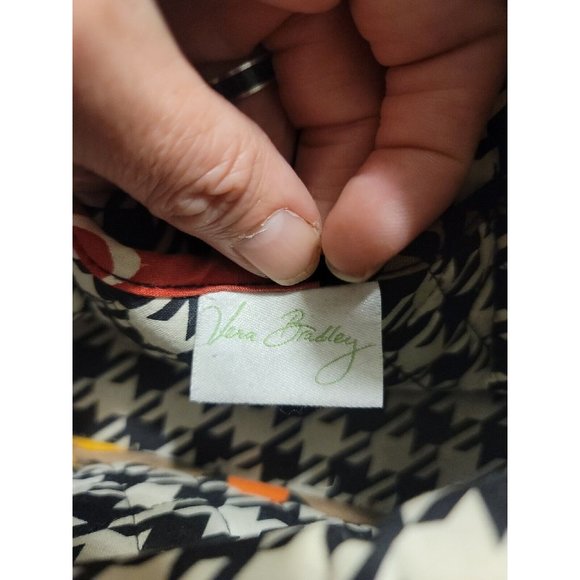 Vera Bradley Mandy Bittersweet Shoulder Bag orange black Purse READ - Picture 5 of 8